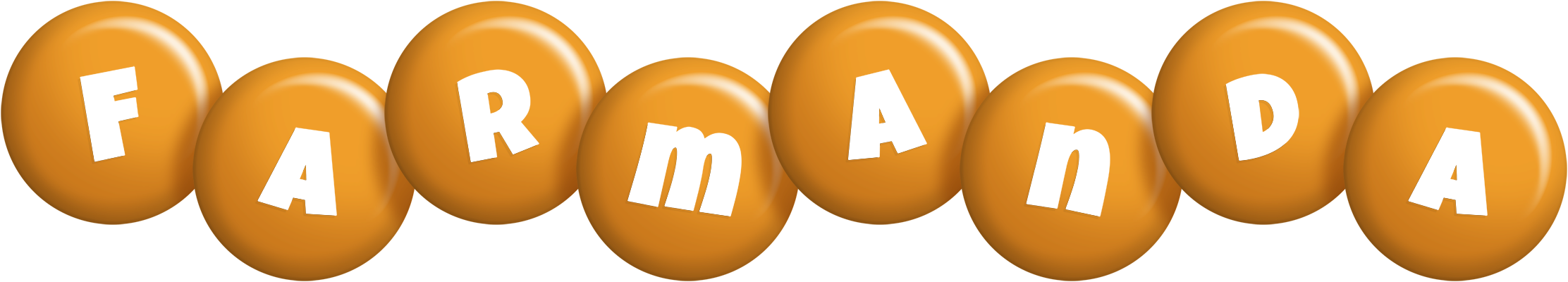 Farmanda candy-orange logo