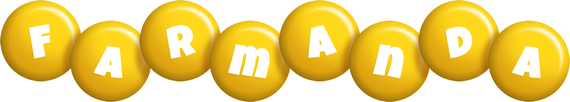 Farmanda candy-yellow logo