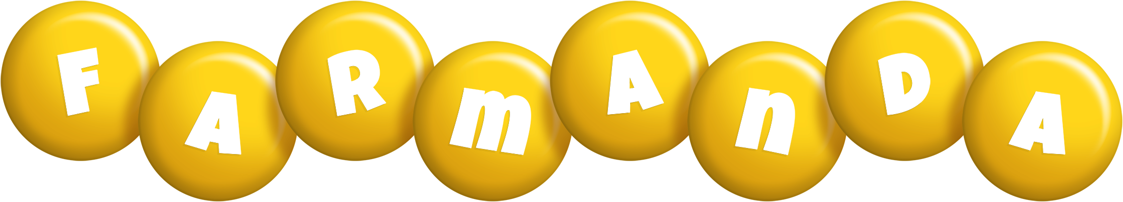 Farmanda candy-yellow logo