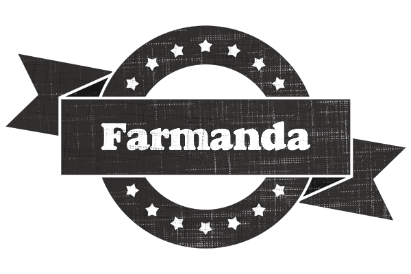 Farmanda grunge logo