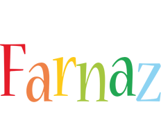 Farnaz birthday logo