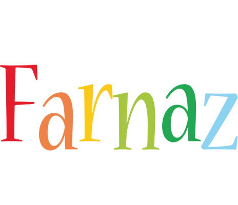 Farnaz birthday logo