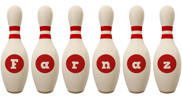 Farnaz bowling-pin logo