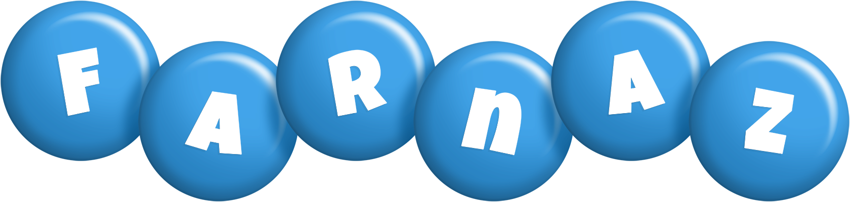 Farnaz candy-blue logo