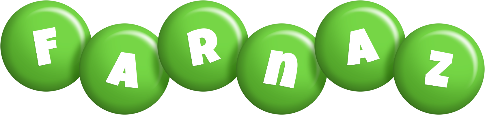 Farnaz candy-green logo