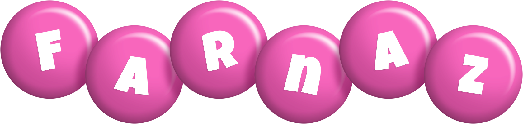 Farnaz candy-pink logo