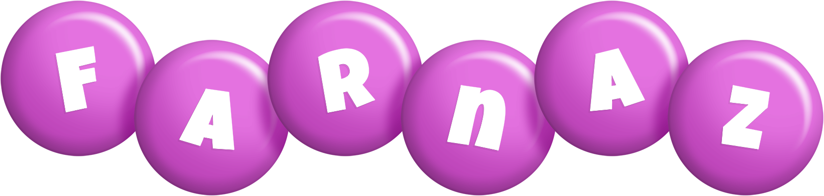 Farnaz candy-purple logo