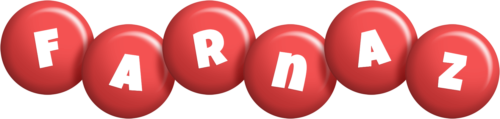 Farnaz candy-red logo