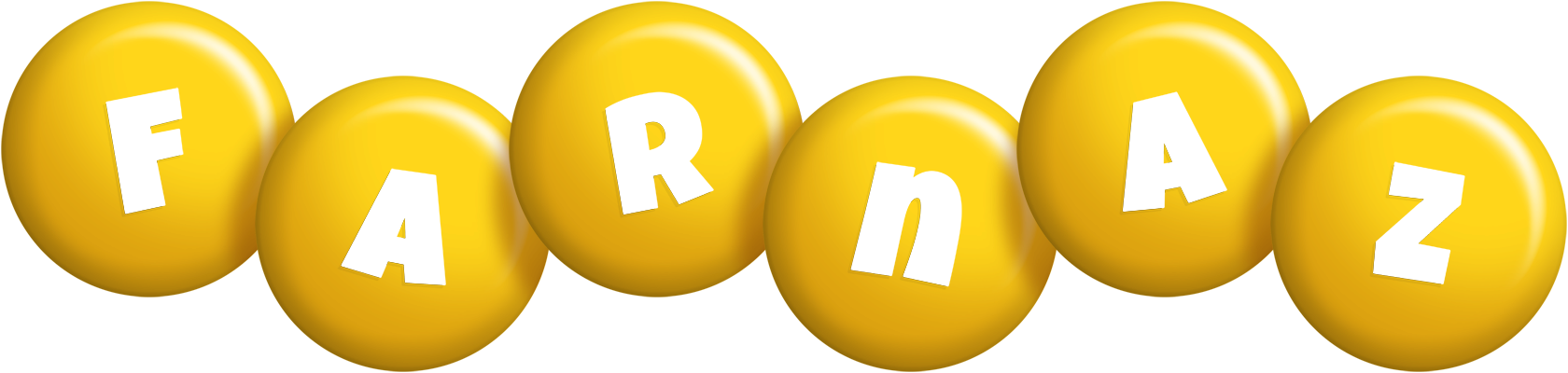 Farnaz candy-yellow logo