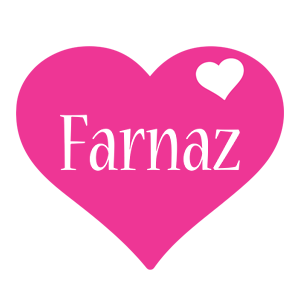 Farnaz love-heart logo