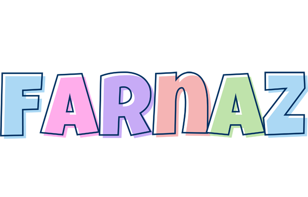 Farnaz pastel logo