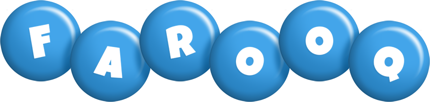 Farooq candy-blue logo