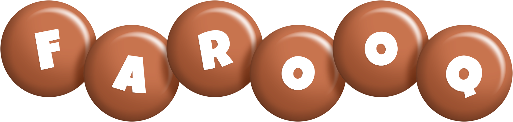 Farooq candy-brown logo