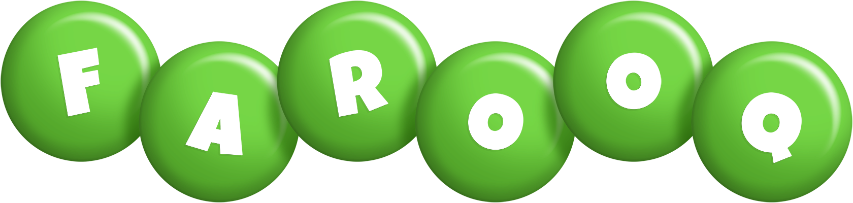 Farooq candy-green logo