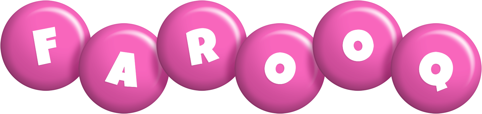 Farooq candy-pink logo