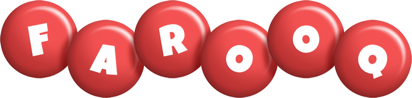 Farooq candy-red logo