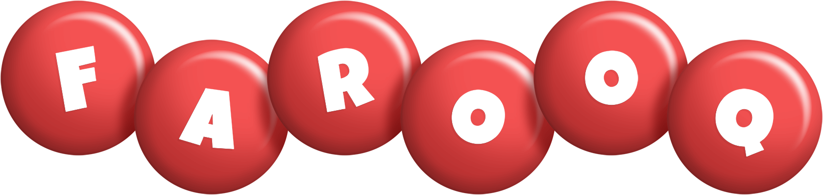 Farooq candy-red logo