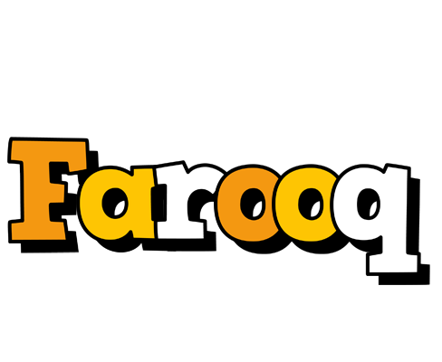 Farooq cartoon logo