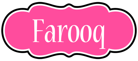 Farooq invitation logo