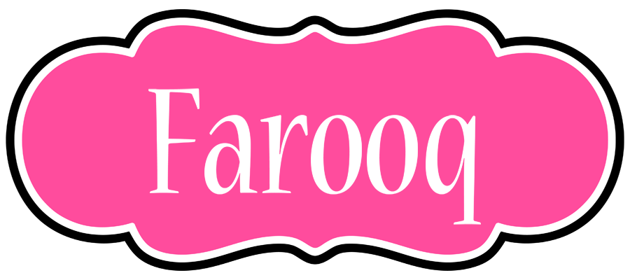 Farooq invitation logo