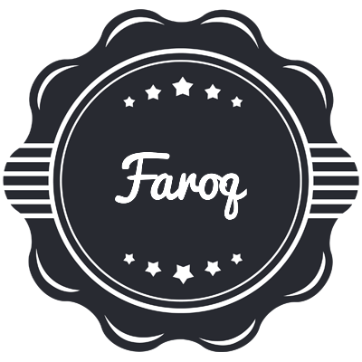 Faroq badge logo