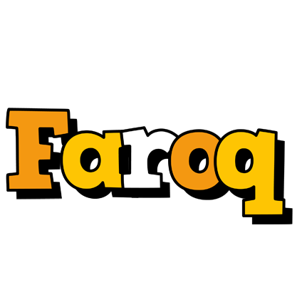 Faroq cartoon logo