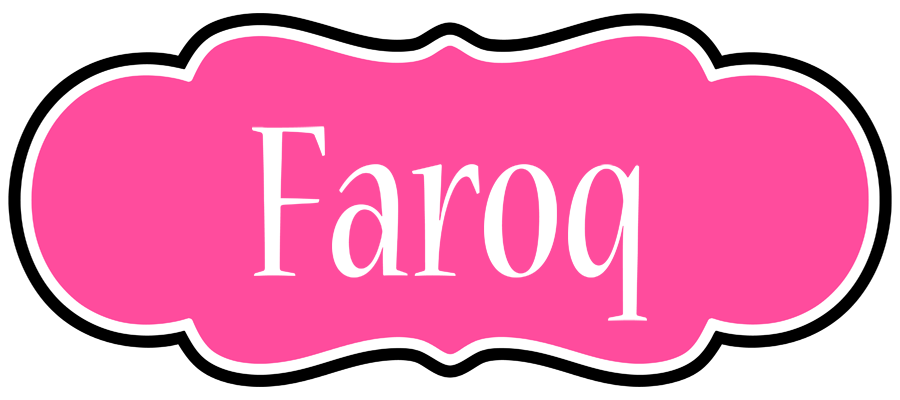 Faroq invitation logo