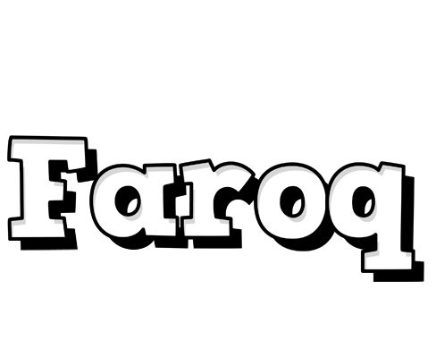 Faroq snowing logo