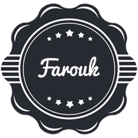 Farouk badge logo