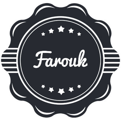 Farouk badge logo