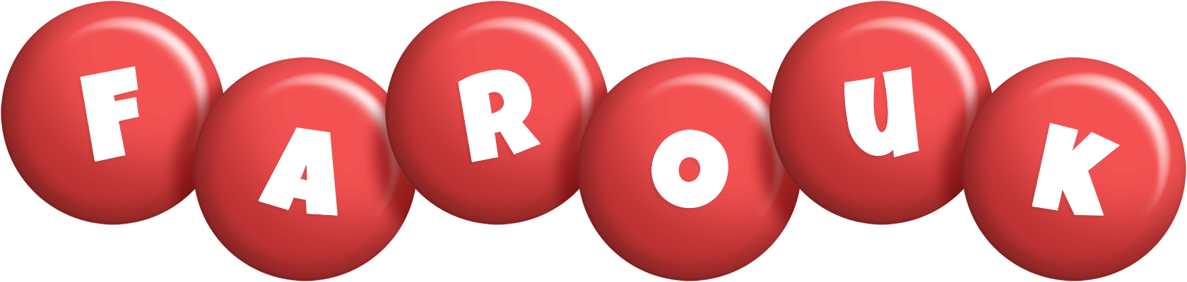 Farouk candy-red logo