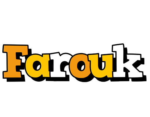 Farouk cartoon logo