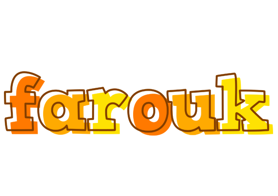 Farouk desert logo
