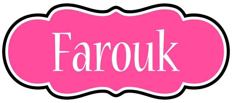 Farouk invitation logo