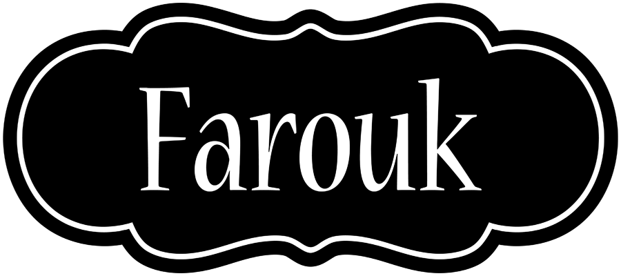 Farouk welcome logo