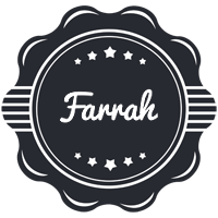 Farrah badge logo