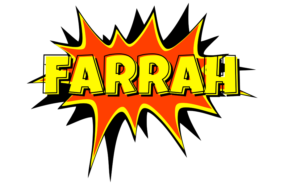 Farrah bazinga logo