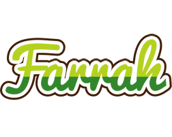 Farrah golfing logo