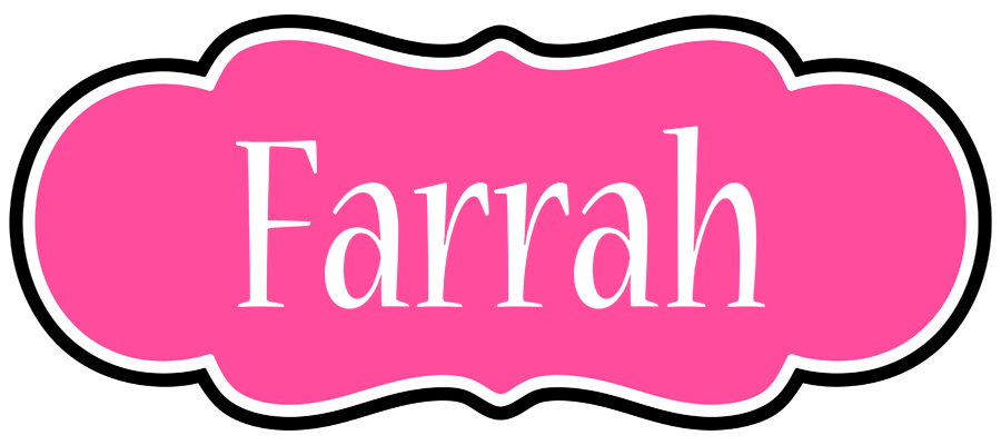 Farrah invitation logo