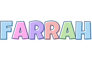 Farrah pastel logo