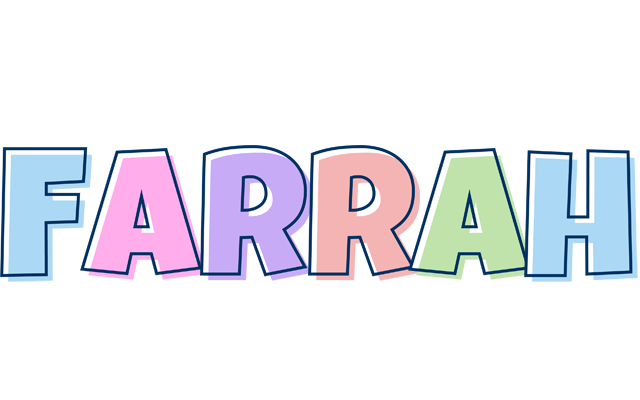 Farrah pastel logo