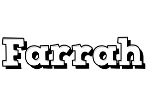 Farrah snowing logo