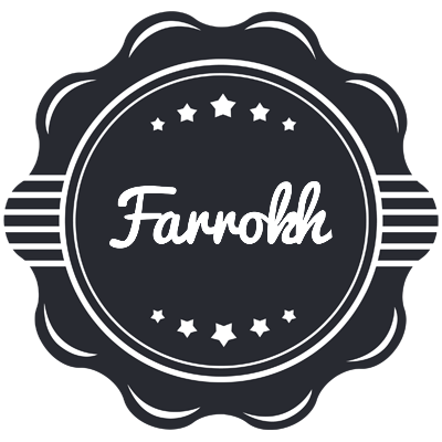 Farrokh badge logo