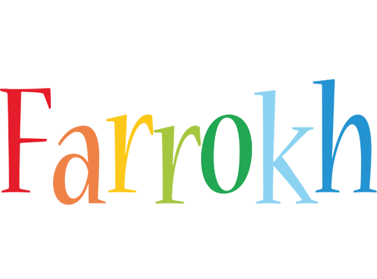 Farrokh birthday logo