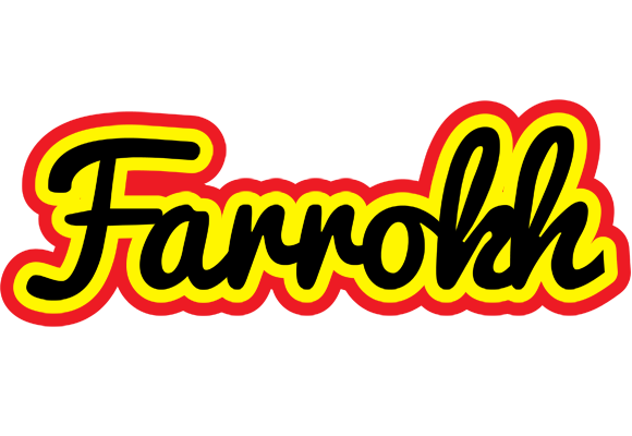 Farrokh flaming logo