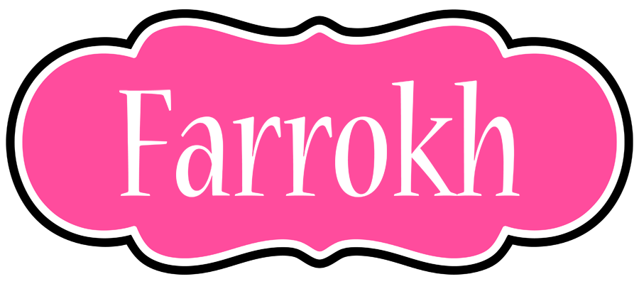 Farrokh invitation logo