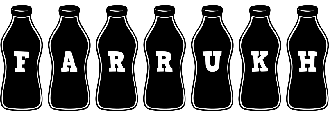 Farrukh bottle logo