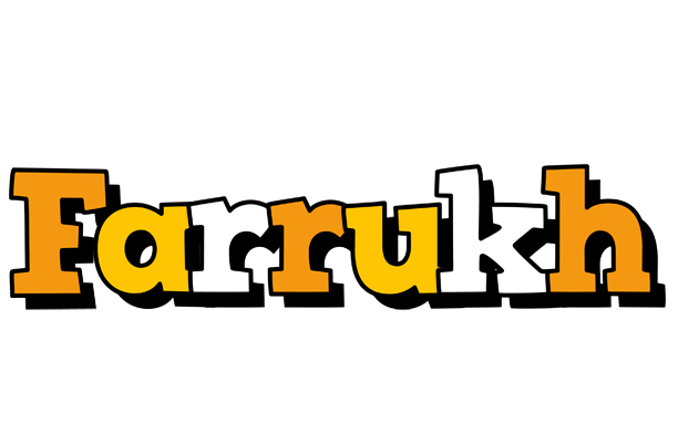 Farrukh cartoon logo