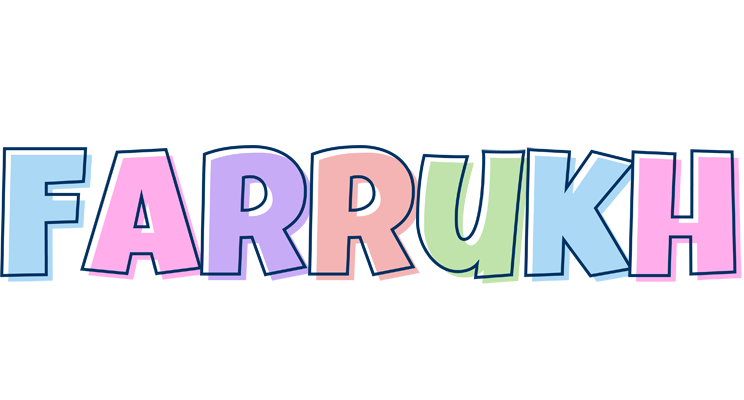 Farrukh pastel logo
