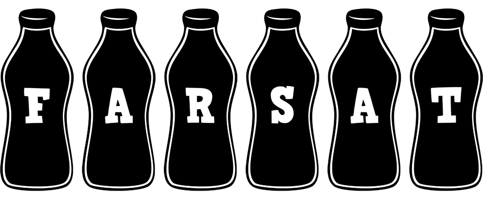 Farsat bottle logo